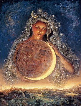  Mond Maler - JW Göttinnen Mondgöttin fantastischen